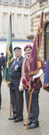 Our Standard Bearer (Ben Revell) & Dave Cawdron of the PRA, Lincoln Branch